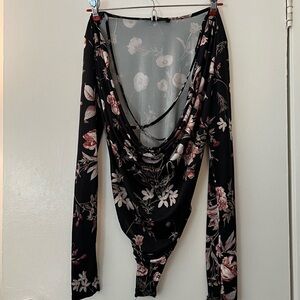 Floral Long Sleeve Bodysuit
